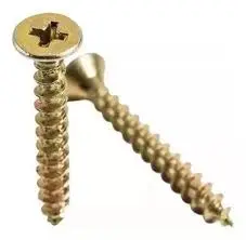 [76945] Tornillo Madera Tel Dorado 8 X 2 (21X50) Importado