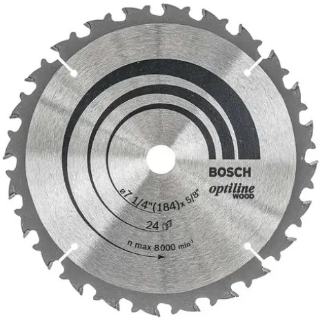 [77115] Disco De Sierra Circular - 184mm 7 1/4'' - 24 Dientes