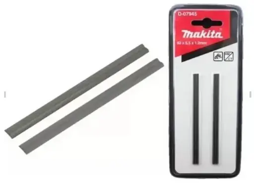[77144] Juego Cuchilla Cepillo Makita D-07945 Widia 82mm