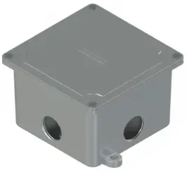 [77044] Caja Cuadrada 10x10  - ch. 20 - Galvanizada