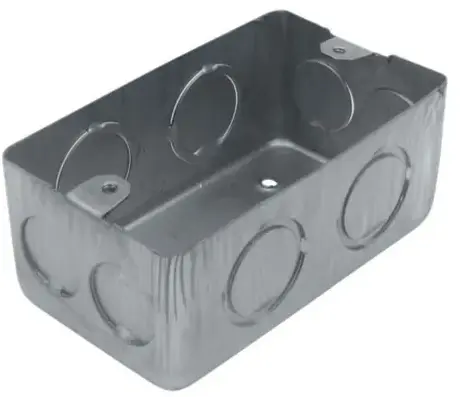 [77048] Caja Rectangular 6x11 - Ch.20 - Galvanizada