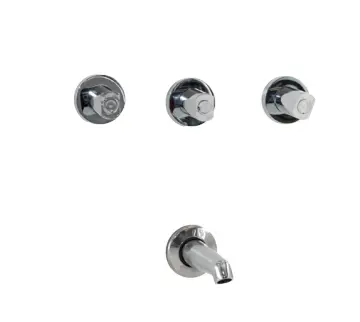 [44571] Griferia Bañera Denver C/Transferencia N/Ascendente Cromo