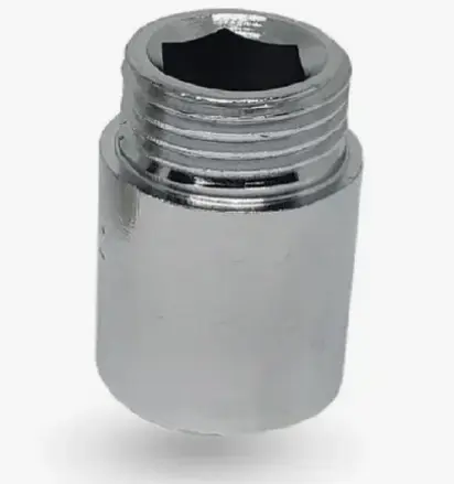 [21813] Prolongacion Trafilada Cromada 3/4" X 1/2"