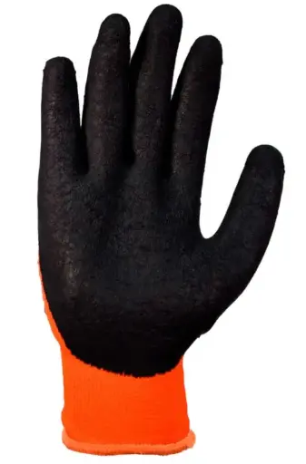 [39370] Guante Latex Rugoso Negro T10