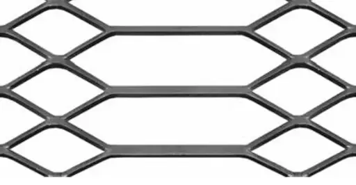 [77382] Metal Desplegado Gotico 880-440mm  5KG/M2 Hoja 1.25 x 3Mts