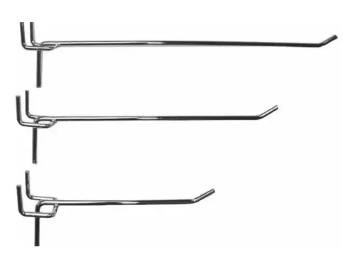 [77416] Ganchos para blister panel perforado 22cm 