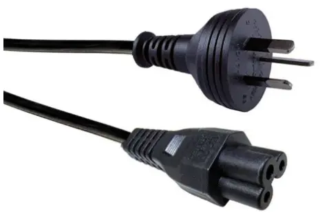 [77463] Cable Power Notebook Tipo Trebol Netmak