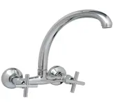 [77531] Mezcladora Pared Cierre Ceramico Pico J Grueso