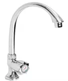 [77545] Canilla Cromada ABS 1 Agua Mes. Pico J 39Cm Volan