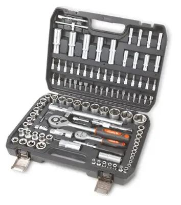 [77593] Kit Set De Herramientas 108 Piezas Daewoo Crique Tubos Punta