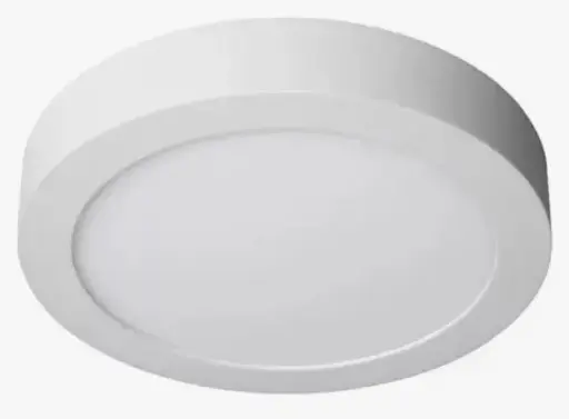 [77689] Plafón Led Redondo Con Base 6w Luz Fria Candela