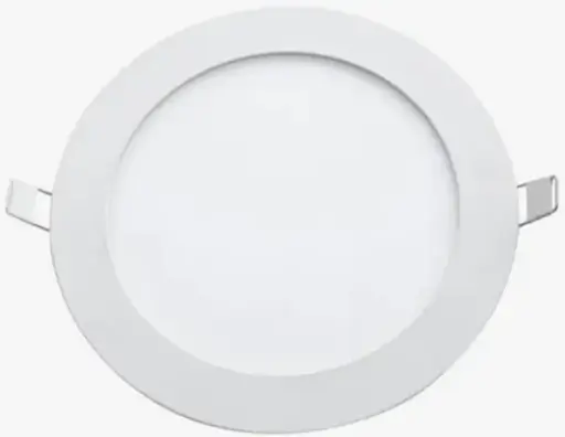 [77704] Plafon Led Slim Redondo Embutir 6w Luz Calida