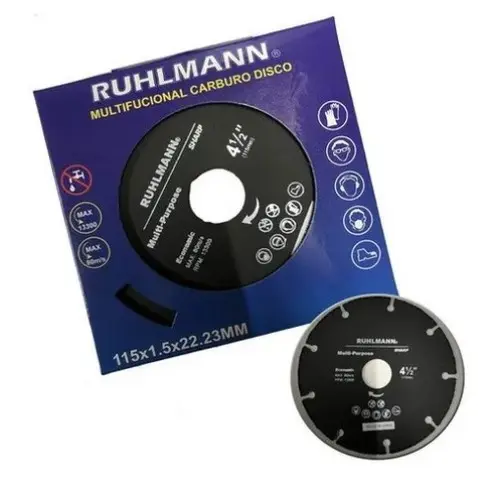 [77719] Disco De Corte Multimaterial Ruhlmann 115 Mm