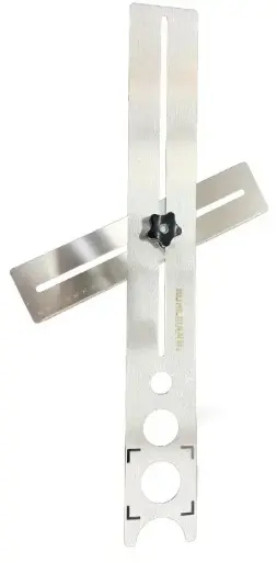 [77715] Regla T Ajustable Instalador Porcelanato Inox. Ruhlmann