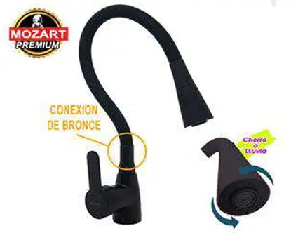 [77931] Monocomando Seul Negra Pico Cono