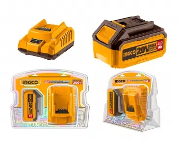 [78020] Kit Bateria De Litio (P20S) 4AH + Cargador (P20S) 2AH Industrial