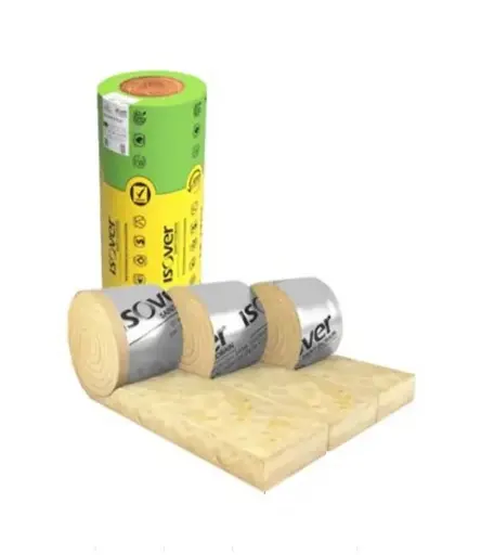 [78067] Lana De Vidrio Rolac Plata MURO HR 50mm x 1.20m (3x0.40) x 12 metros (14.40m2x rollo)