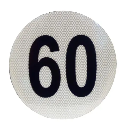 [78178] Círculo Reflectivo Velocidad Máxima 60 Km/H