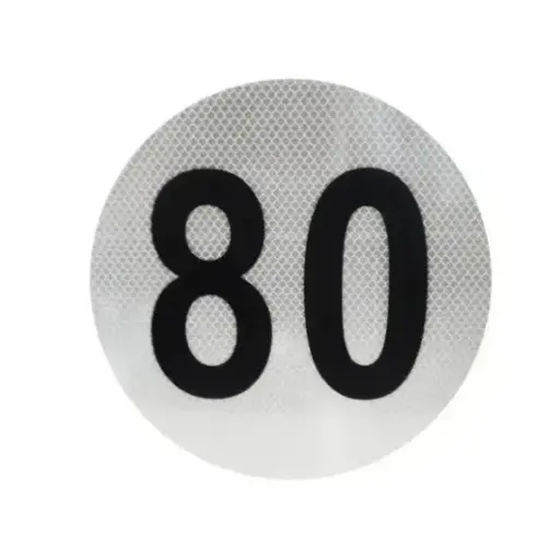 [78225] Círculo Reflectivo Velocidad Máxima 80 Km/H