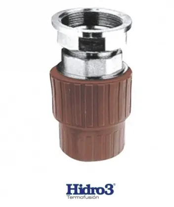 [78354] Cupla H3 Con Media Union Fusion-Rosca Metalica (H) 3/4"