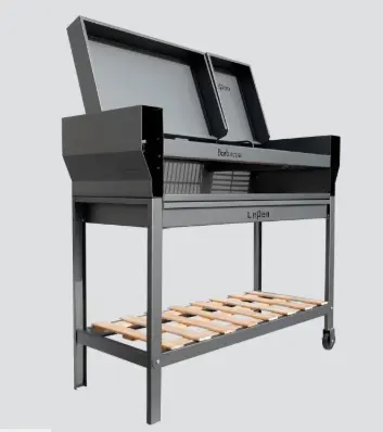 [78389] Parrilla Barbacoa Regulable En Altura 111.5x137x48.5