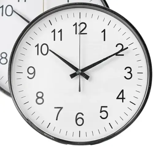 [23172] Reloj De Pared 35C Marco Oscuro Gaspeado