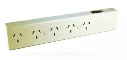 [78565] Toma Multiple 5 Modulos Sin Cable Con Interruptor