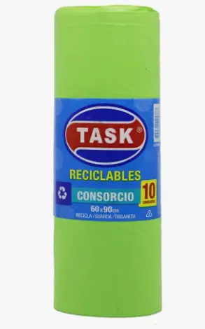 [78769] Bolsa Residuo Rollo Verde AD 60x90 10Un Virutex