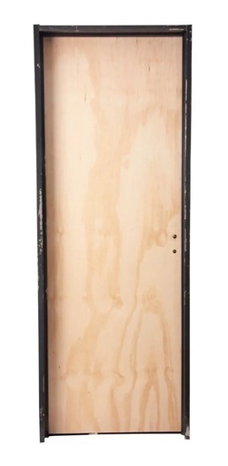 [78833] Puerta Placa Hoja Pino Marco Madera M7 60x200 Derecha