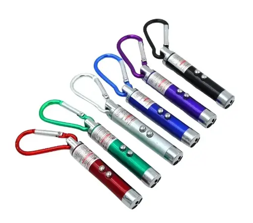 [78899] Puntero Laser linterna y luz UV c/pilas importado 