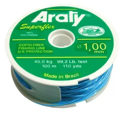 [78983] Tanza Pesca Azul Araty Carretel X 100Mt 0.35MM