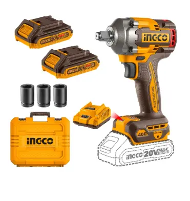 [79156] Llave De Impacto 400NM P20s Bl + 2 Baterias + Cargador 2AH