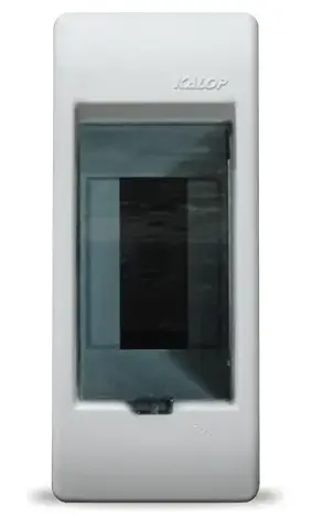 [79219] Caja Para Termica Con Tapa 2 Modulos Gris