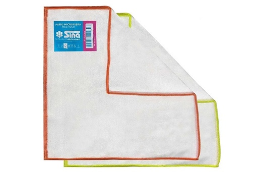 [73932] Microfibra multiuso SINA blanc - Paño -38x40