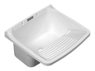 [41035] Pileta Plastica Lavatorio Blanca 36 X 26 C/U