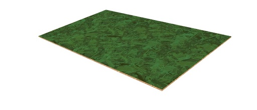 [75717] Placa OSB Tapume 10mm 1.2x2.2  Economico Verde