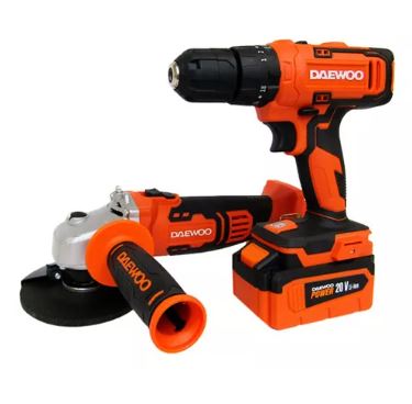 [74831] Kit Amoladora Y Taladro Litio Daewoo Daag2000li + Dacd2000li