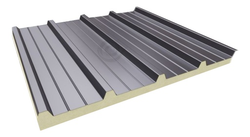 [72834] Chapa Panel Termoaislante PR Negra Y PU  1x6mt
