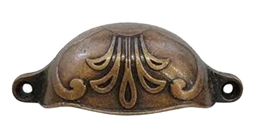 [70166] Cubeta Flor Bronce Viejo