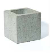 [66414] Bloque 1/2 Liso Port 19x19x19