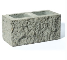 [66501] Bloque Simil Piedra Liso Portante 19x19x39