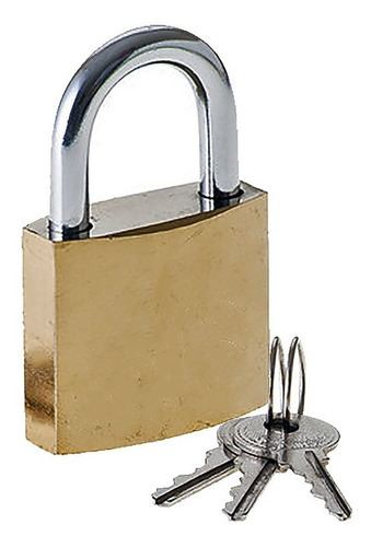 [66715] Candado Bronceado 25mm RT