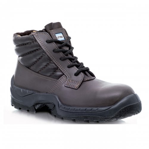 [64998] Botin Frances Dielect  C/P ACERO Marron **