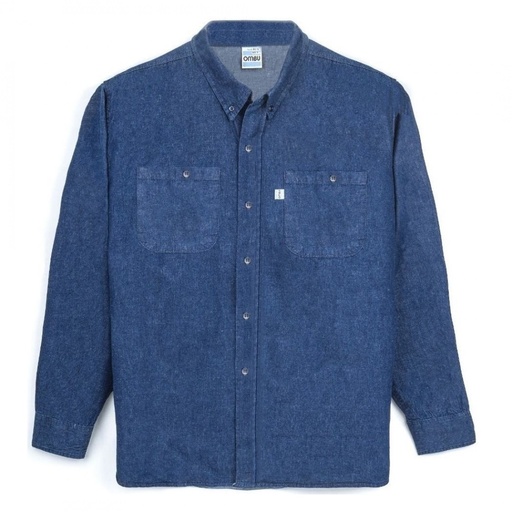 [65004] Camisa De Jean Manga Larga Ombu Talle 36 Al 48 **