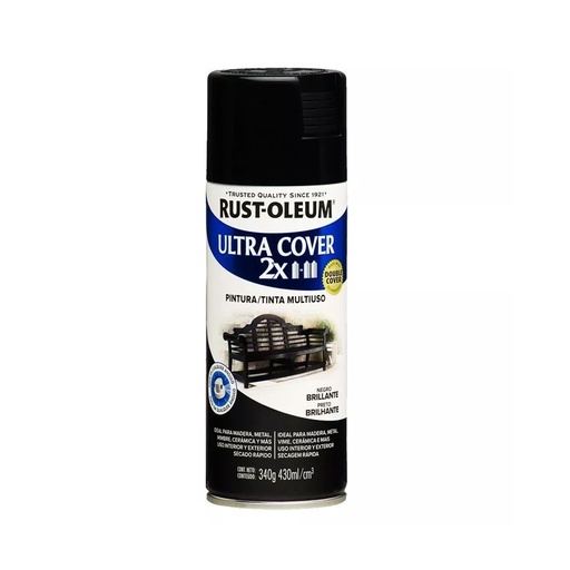 [30945] Pintura Aerosol Ultra Cover 2x Negro Mate
