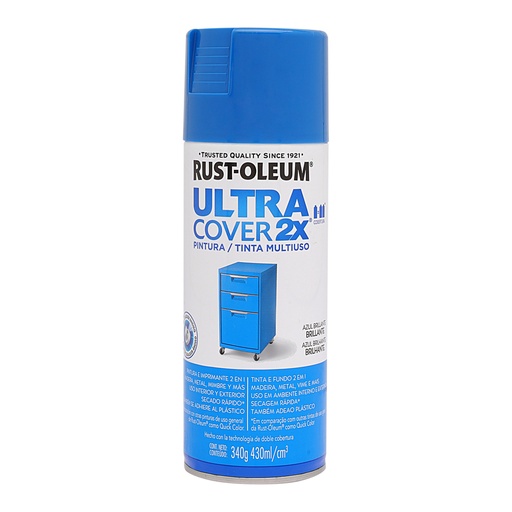 [46643] Pintura Aerosol Ultra Cover 2x Azul Brillante