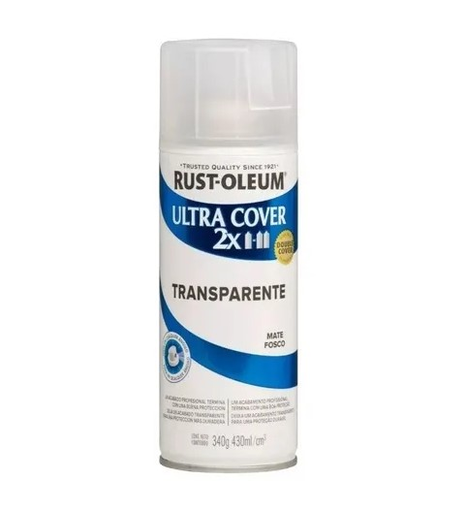 [64837] Pintura Aerosol Ultra Cover 2X Transparente Satinado 340gr