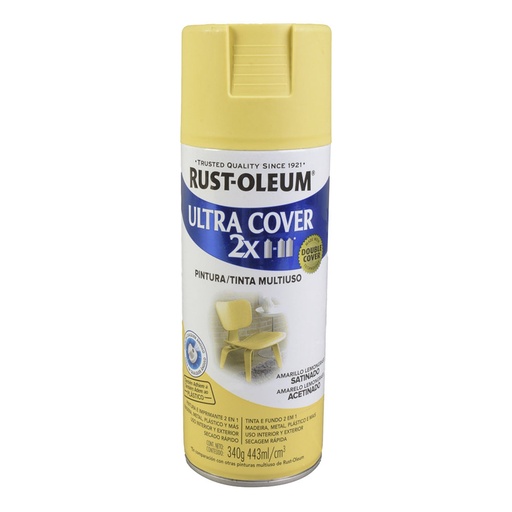 [64843] Pintura Aerosol Ultra Cover UC 2x Amarillo Lemon Satin 340gr