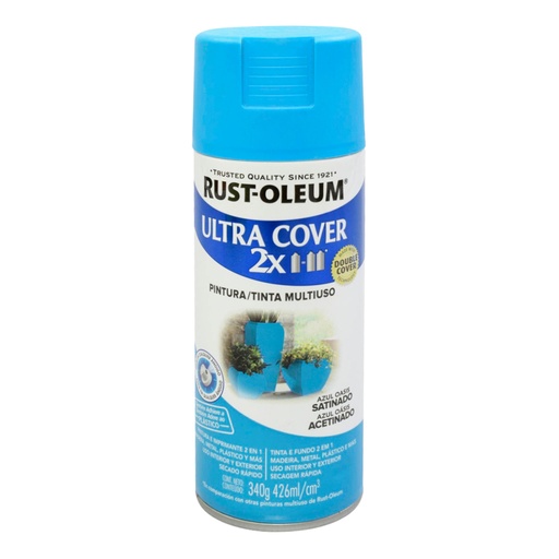 [64844] Pintura Aerosol Ultra Cover UC 2x Azul Oasis Satin  340gr