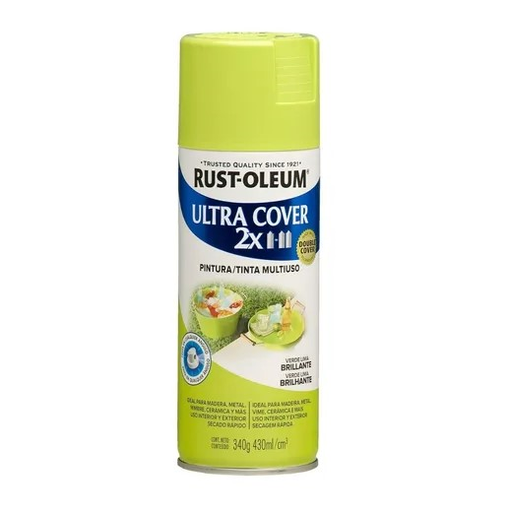 [64847] Pintura Aerosol Ultra Cover 2x Verde Laurel Satinado